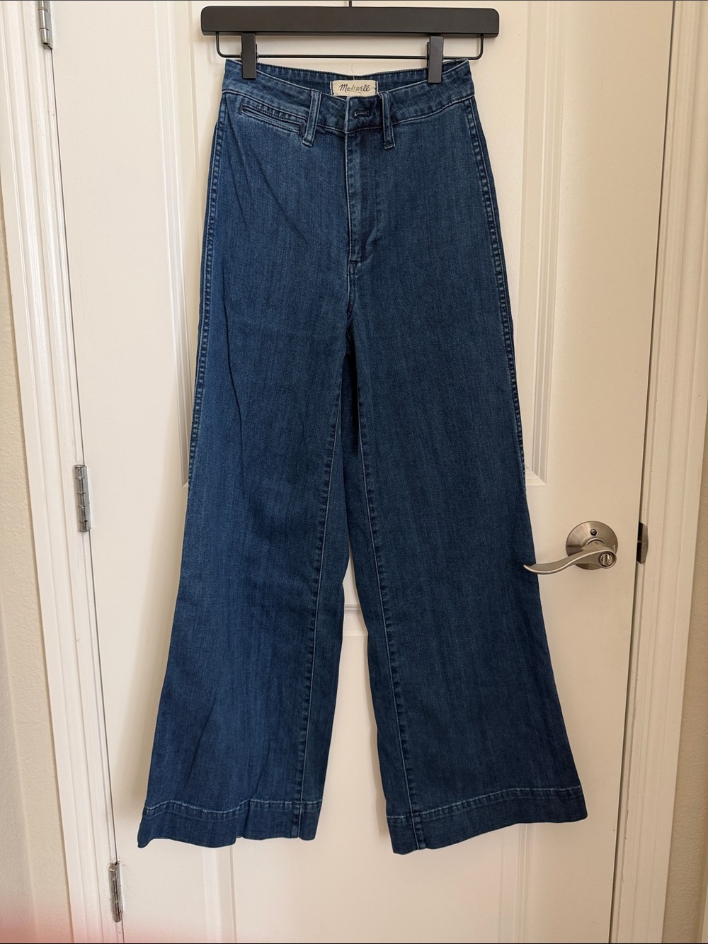 Madewell Dark Indigo Wide-Leg Jeans